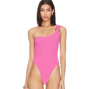 REVOLVE Pink One-Shoulder swimsuit size xs